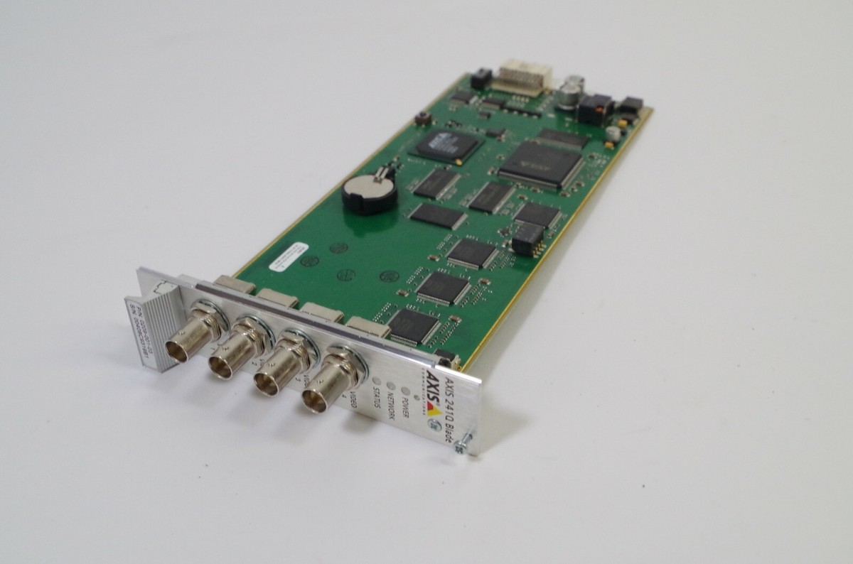 Axis 241Q Blade Video Server Rack 4-Channel Source Plug-In Module thumbnail 2
