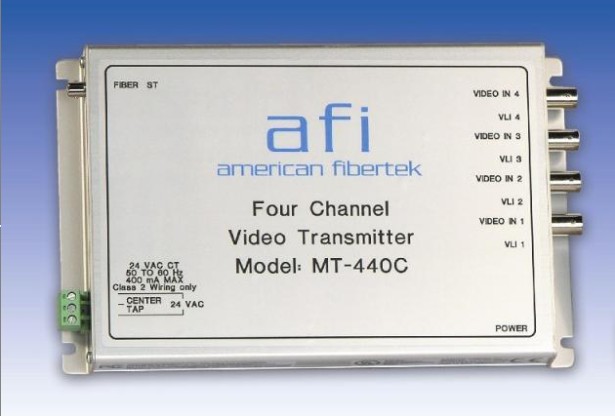 American Fibertek MR-440C-12VDC Four Channel FM Video Receiver Module