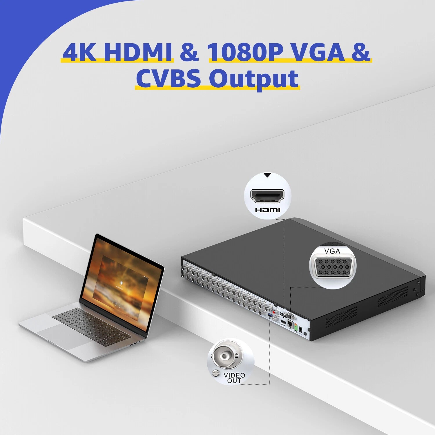 ANNKE 32CH 5in1 Security DVR 5MP Lite Video Recorder H.265+ Surveillance CCTV 6TB thumbnail 2
