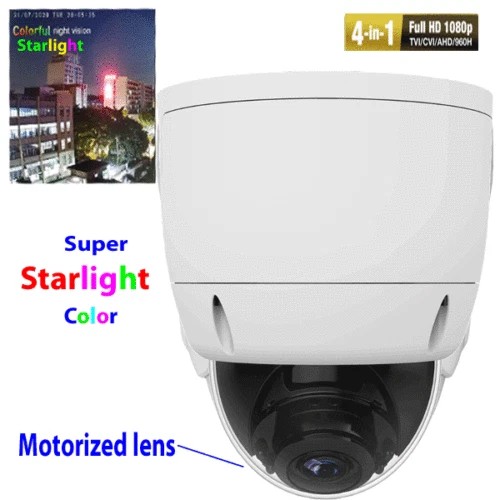SONY Starvis 4 in 1 Motorized starlight feature 2MP Security Camera